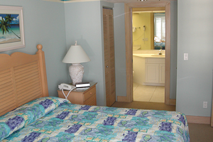 View into master bath
